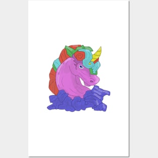 A proud unicorn Posters and Art